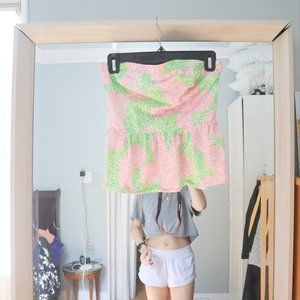 Lilly Pulitzer Strapless Essential Floral Top